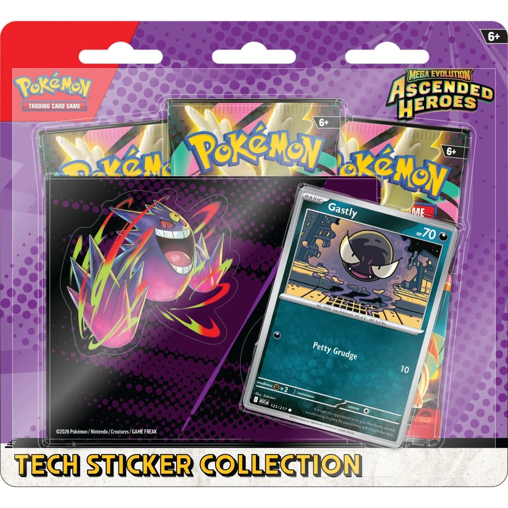 Pokemon Ascended Heroes Tech Sticker Collection Sett
