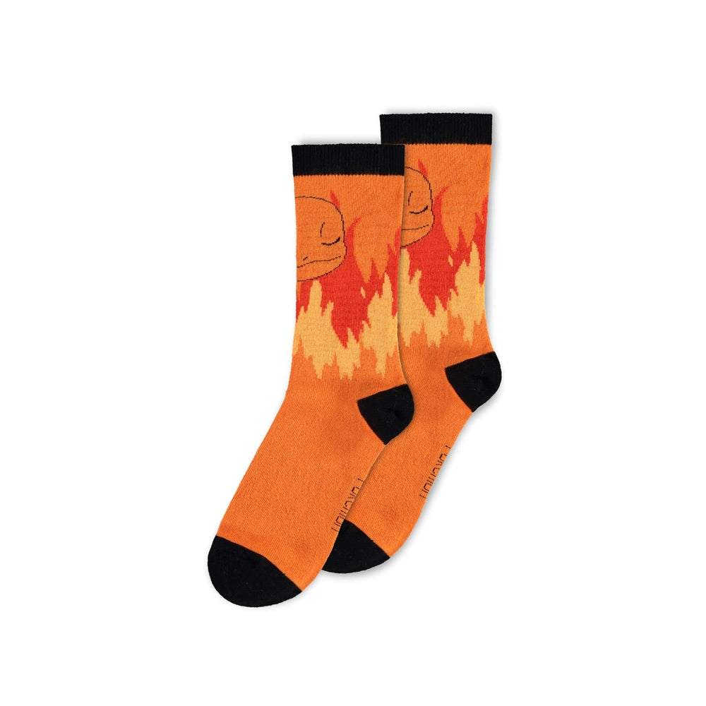 Pokemon Crew Socks (Pikachu, Charmander & Gengar)