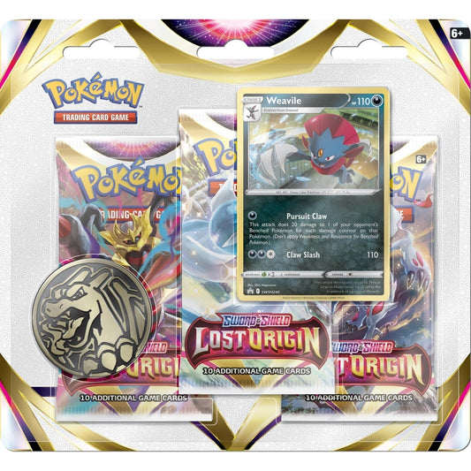 Pokemon Lost Origin 3pk Blister Weavile