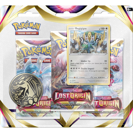 Pokemon Lost Origin 3pk Blister Regigigas