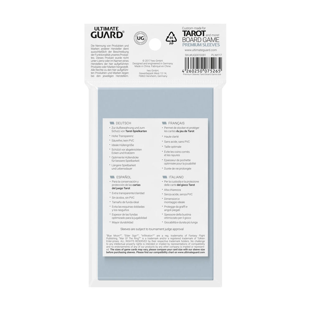 Ultimate Guard Board Game Tarot Sleeves (50)