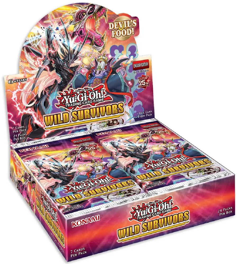 Yu-Gi-Oh Wild Survivors Special Booster Display