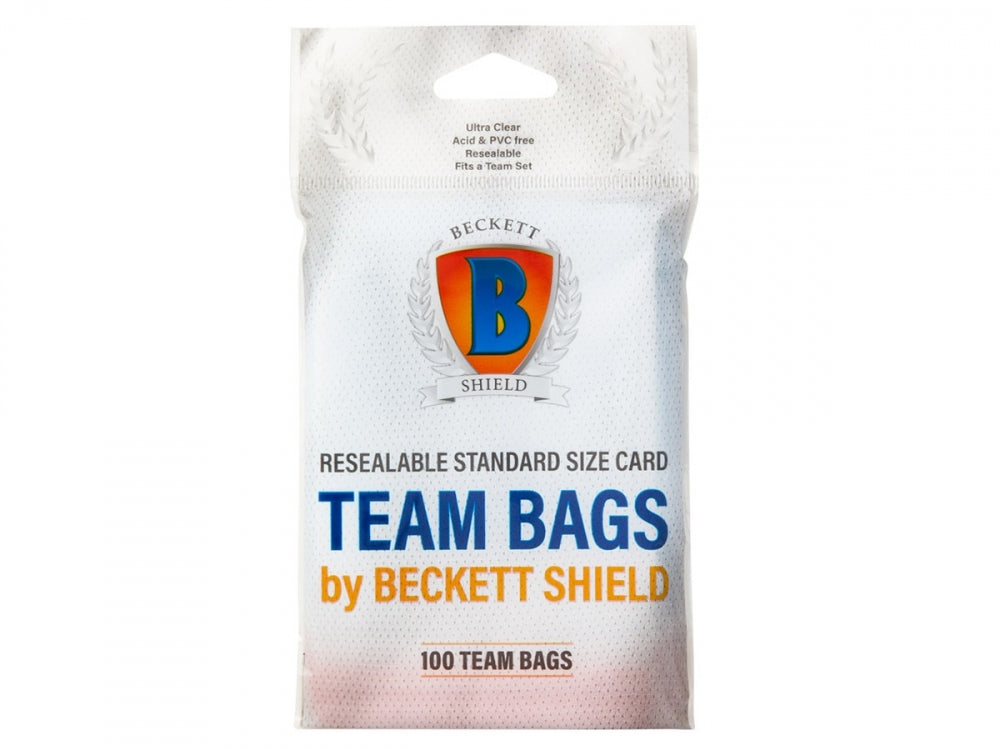 Beckett Shield Resealable Team Bags / Sleeves
