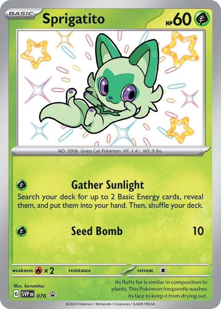 Pokemon Sprigatito SVP076