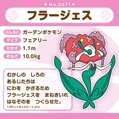Pokemon Center Japan Florges Fit Plush
