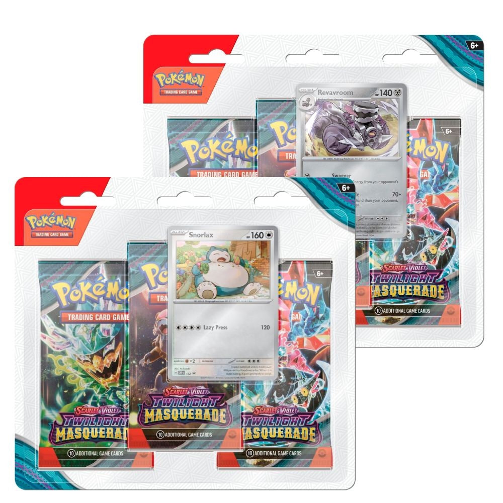 Pokemon Twilight Masquerade 3pk Blister Sett