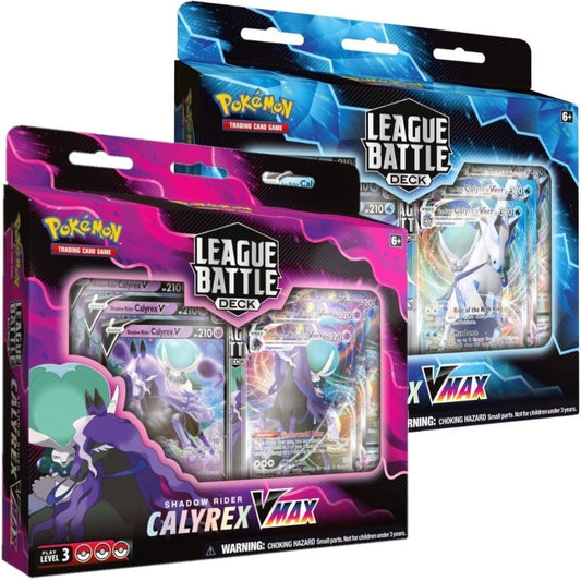 Pokemon Shadow Rider & Ice Rider Calyrex VMAX League Battle Decks (2 stk!)