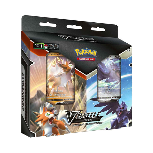 Pokemon Lycanroc vs Corviknight V Battle Deck Bundle