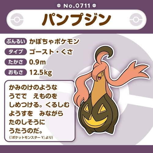 Pokemon Center Japan Gourgeist Fit Plush