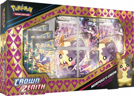Pokemon Crown Zenith Morpeko V-Union Playmat Collection