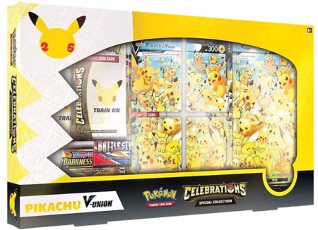 (Usikker levering) Pokemon Celebrations Pikachu V-Union Case (6 stk)