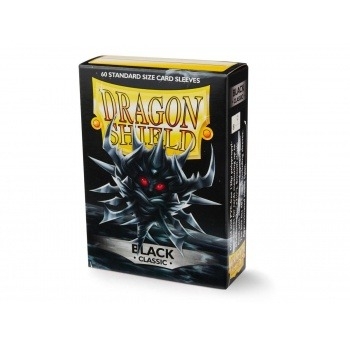 Dragon Shield Classic Clear Black (60 stk)