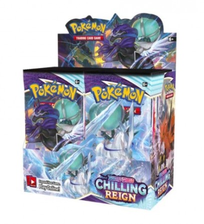 Pokemon Chilling Reign Booster Display 