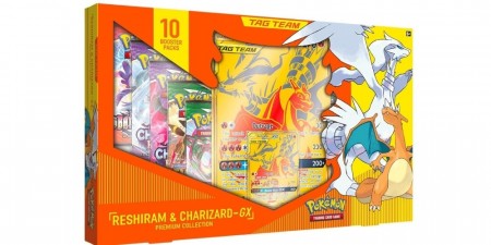 Pokemon Reshiram & Charizard GX Premium Collection (skadet innpakning)