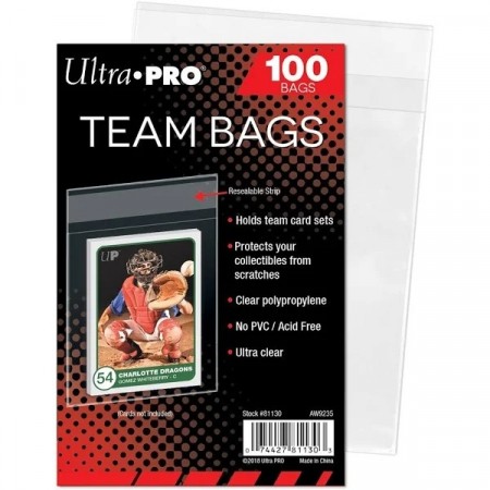 Ultra Pro Resealable Team Bags (100 stk)