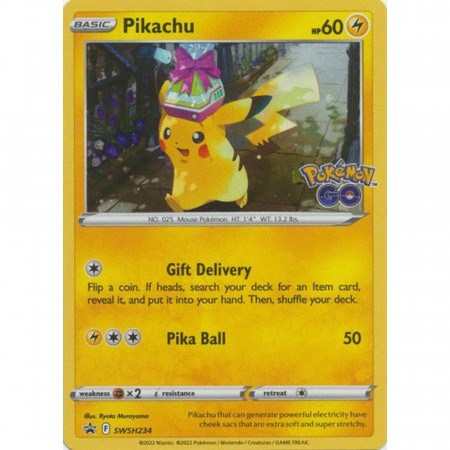 Pokemon Pikachu SWSH234 Black Star Promo