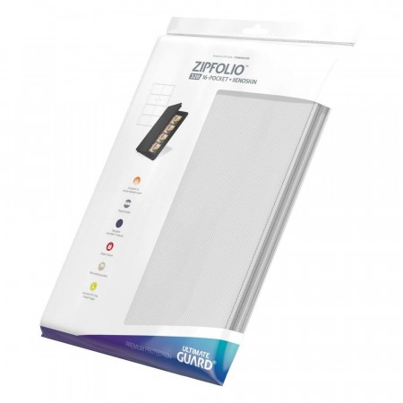 Ultimate Guard Zipfolio 320 - 16 Pocket XenoSkin White