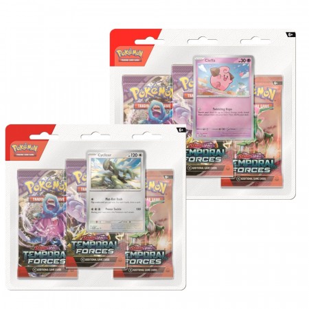 Pokemon Temporal Forces 3-Pack Blister Sett