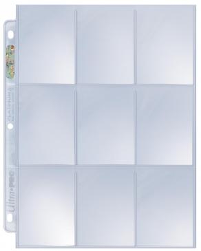 Ultra Pro 9-Pocket Platinum Pages (100 stk)