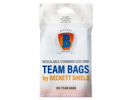 Beckett Shield Resealable Team Bags (100)