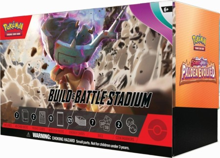 Pokemon Paldea Evolved Build & Battle Stadium (Sen levering)