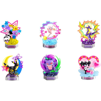 Pokemon Re-ment Neon Part 1 Figurer (6 stk)