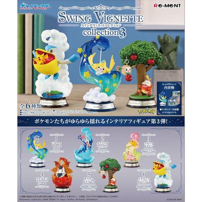 Pokemon Re-ment Swing Vignette 3 Figurer (6 stk)