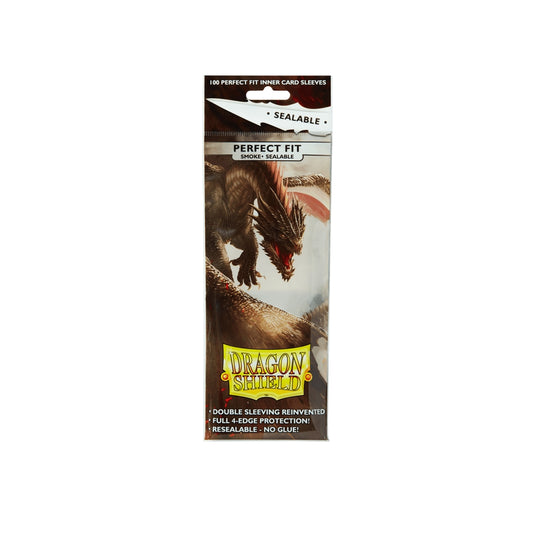 Dragon Shield Perfect Fit Clear Smoke Sealable Sleeves