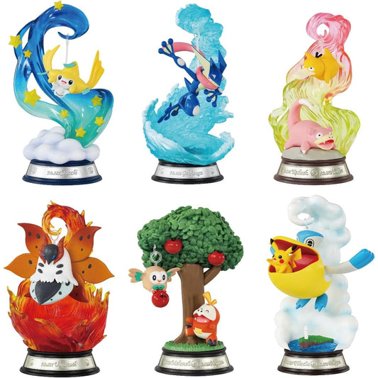 Pokemon Re-ment Swing Vignette 3 Figurer (6 stk)