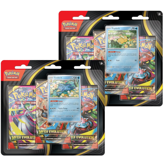 Pokemon Mega Evolution 3pk Blister Sett