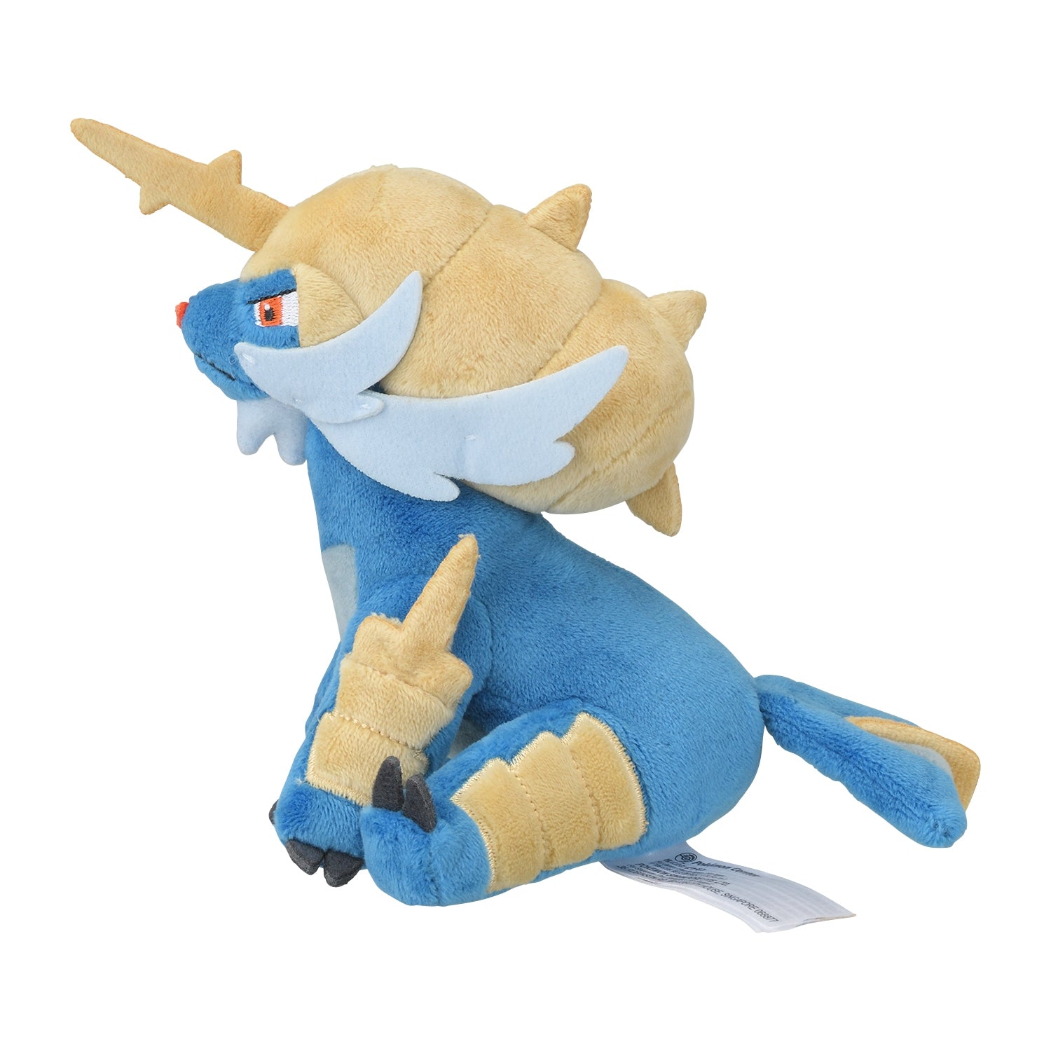 Samurott Fit Plush fra Pokemon Center Japan, sett fra siden