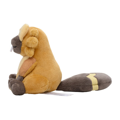 Bibarel Fit Plush fra Pokemon Center Japan, sett fra siden