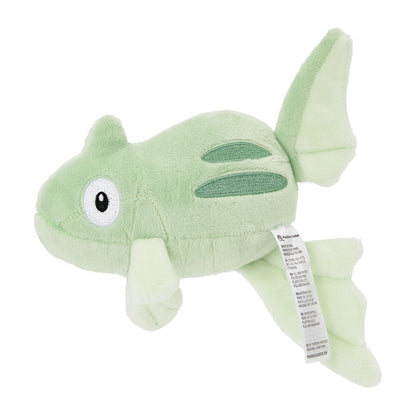 Remoraid Fit Plush fra Pokemon Center Japan, sett fra siden
