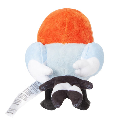 Fletchling Fit Plush fra Pokemon Center Japan, sett bakfra