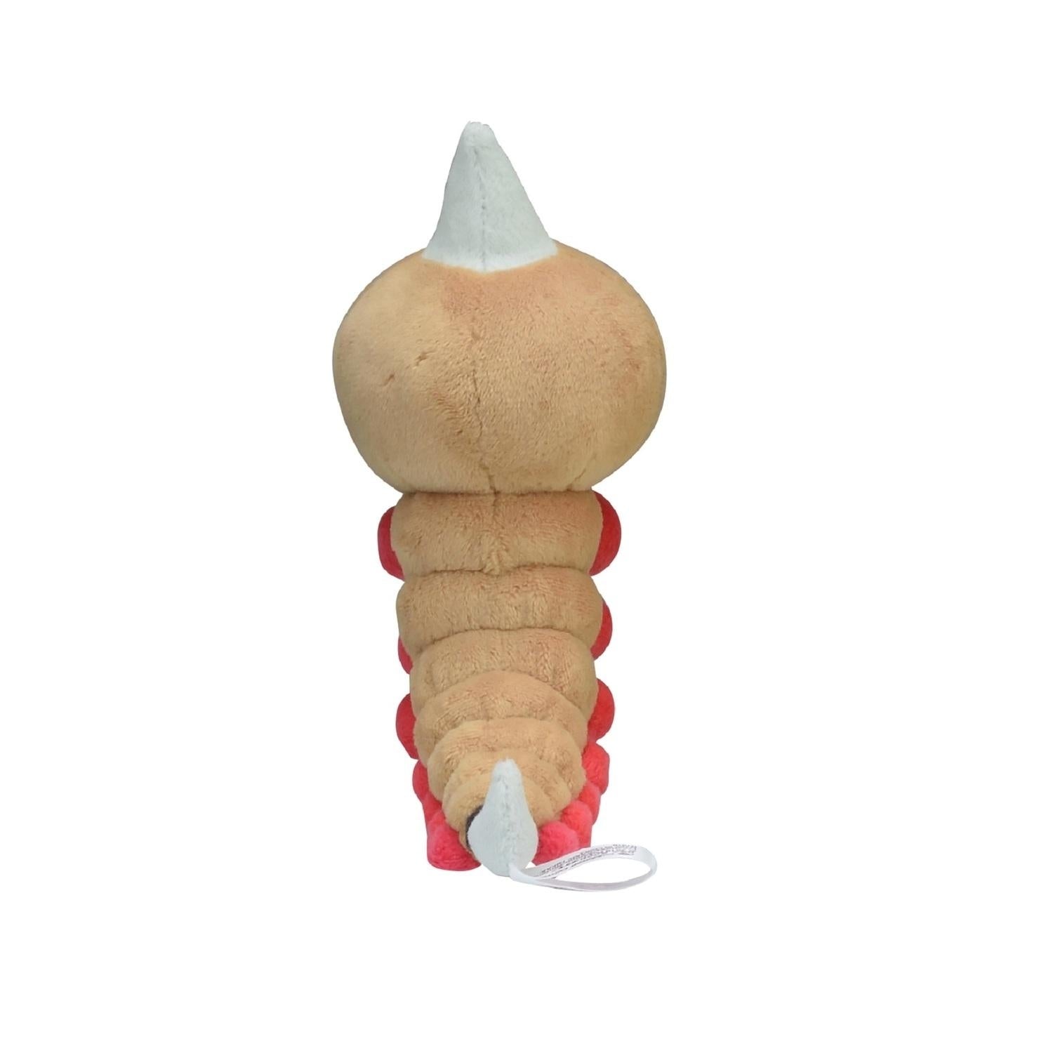 Weedle Fit Plush fra Pokemon Center Japan, sett bakfra