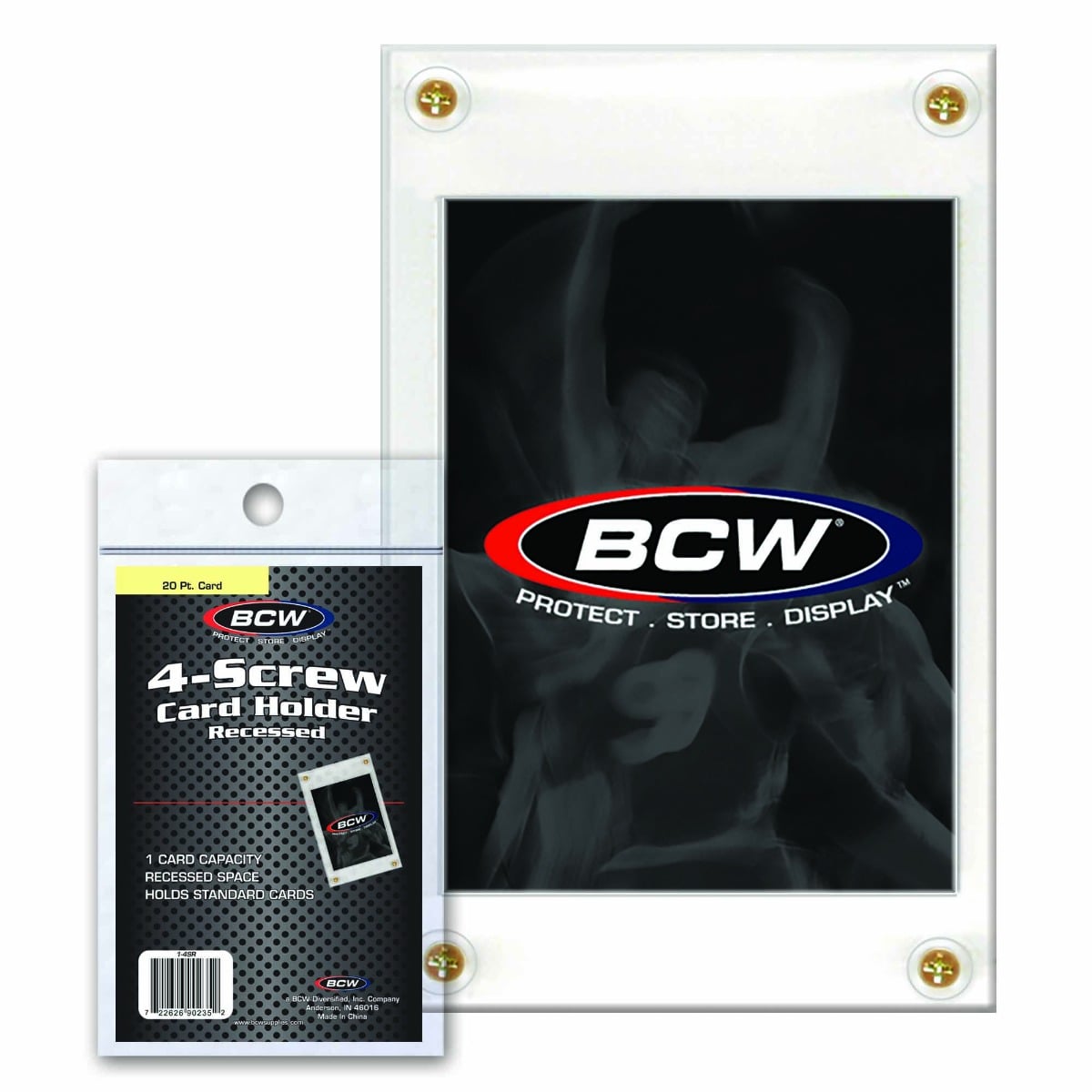 BCW 4-Screw Card Holder – Recessed