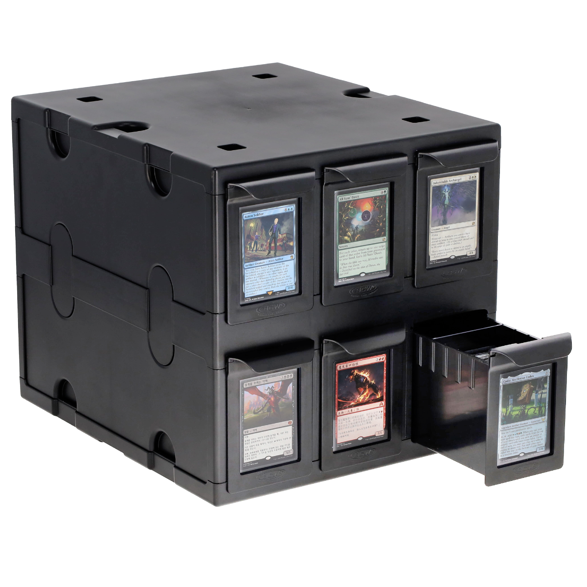 BCW 6 Drawer Card Catalog – Svart