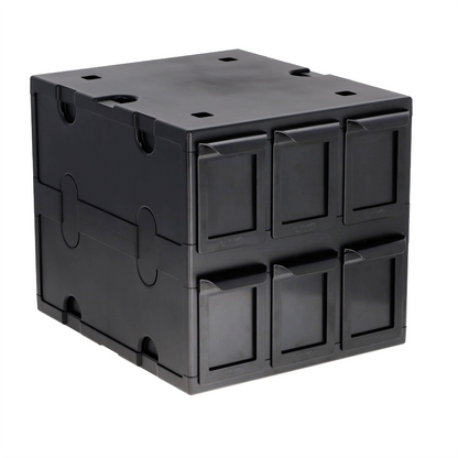 BCW 6 Drawer Card Catalog – Svart