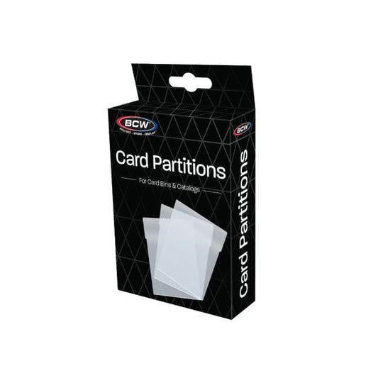 BCW Card Partitions – Translucent