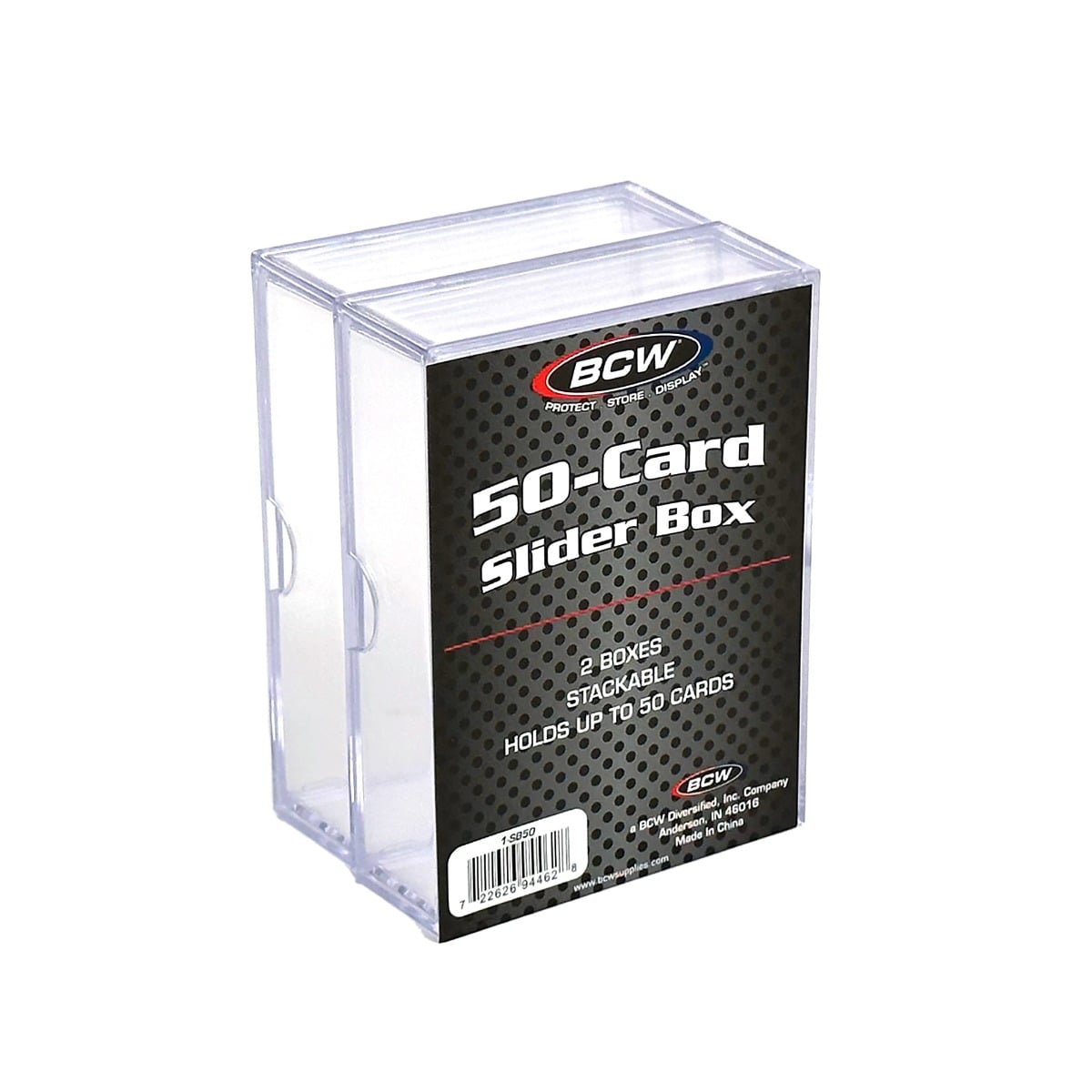 BCW 2-Piece Slider Box - 50 kort