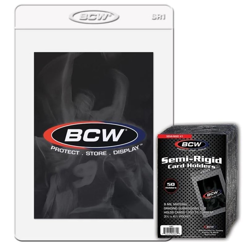 BCW Semi-Rigid Card Holder #1