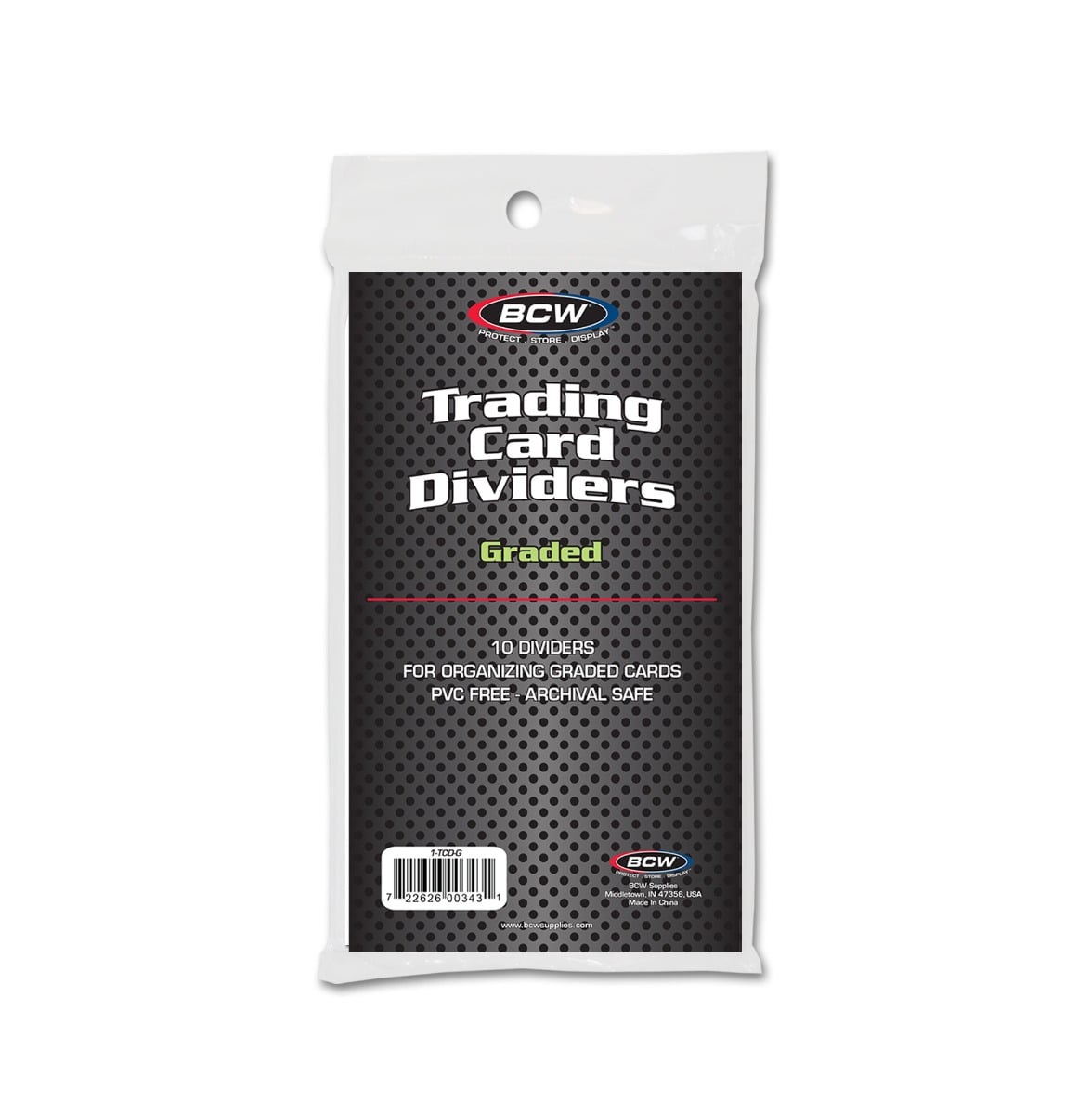 BCW Graded Trading Card Dividers