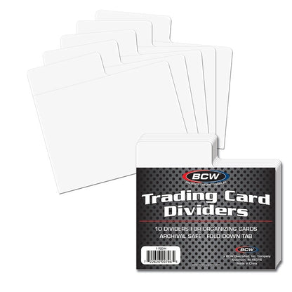 BCW Trading Card Dividers – Horizontal