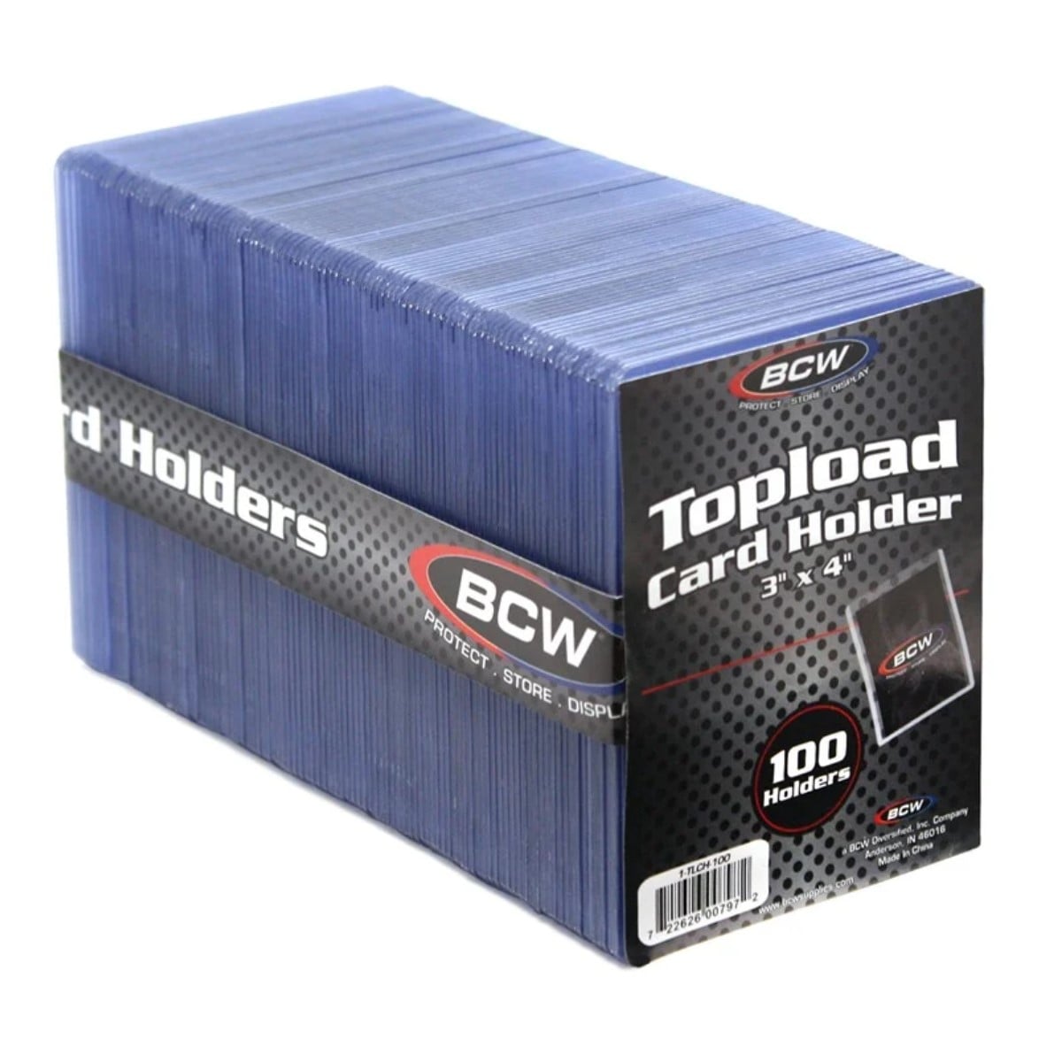 BCW 3x4 Toploader – Standard (100-pakning)