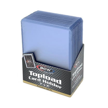BCW 3x4 Toploader – Premium (25-pakning)
