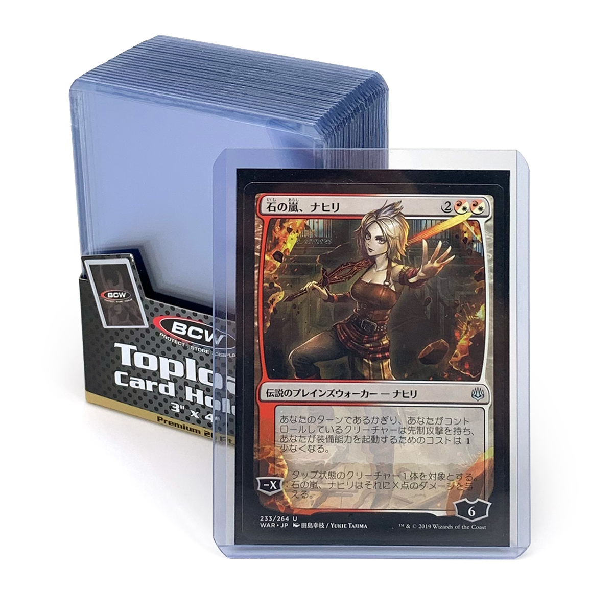BCW 3x4 Toploader – Premium (25-pakning)