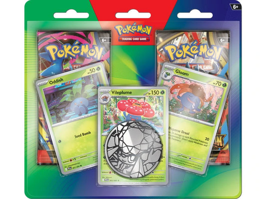 Pokemon Enhanced 2-Pack Blister (Oddish, Gloom, & Vileplume)