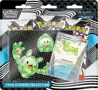 Pokemon Black Bolt & White Flare Tech Sticker Collection (2 stk)