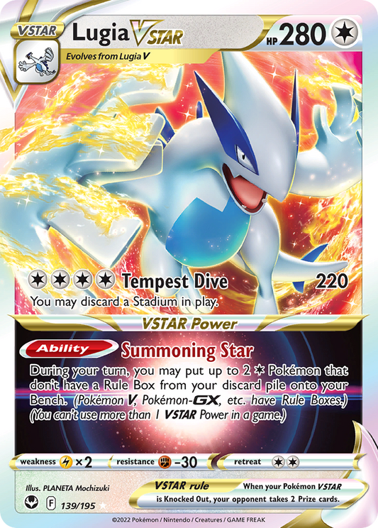 Pokemon Lugia VSTAR JUMBO 139/195 Promo