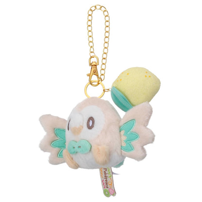 Pokemon Pokepiece Plush Mascot with Chain – Rowlet